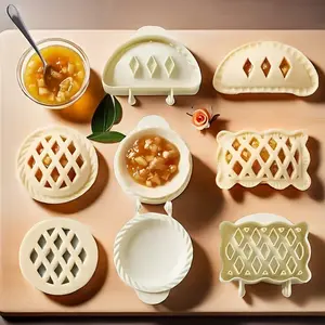 3pcs Autumn Thanksgiving Handmade Pie Mold, Classic Style Pie Mold, Perfect for Baking, Ideal for Holidays, Durable Design