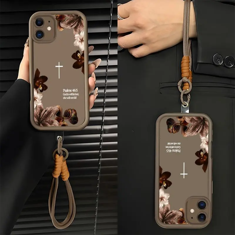 Coffee Brown+lanyard