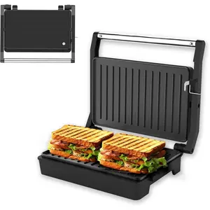 Small Size, Mini Size  Press,Sandwich Press,Pnini Grill, for Grilling Sandwich,Steak,Burger,,Sausage,Non-Stick Coating, Auto Temperature,GT59