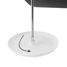 [New Deal] Table Vanity Mirror with Stand - Makeup Mirror for Desk - Adjustable Flexible Gooseneck, 360°Rotation Folding Portable Bathroom Shaving Cosmetic Mirror Square