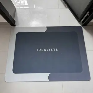 Bathroom Mat Premium Quick-Dry-Ultra-Absorbent Thin Diatomite Bath Mat-Rubber Backing Thin Non-Slip, Machine Washable, and Mildew-Resistant Rug for Shower, Kitchen, Laundry Room,and More with Geometric Design and Easy Cleaning Mother’s Day Gift