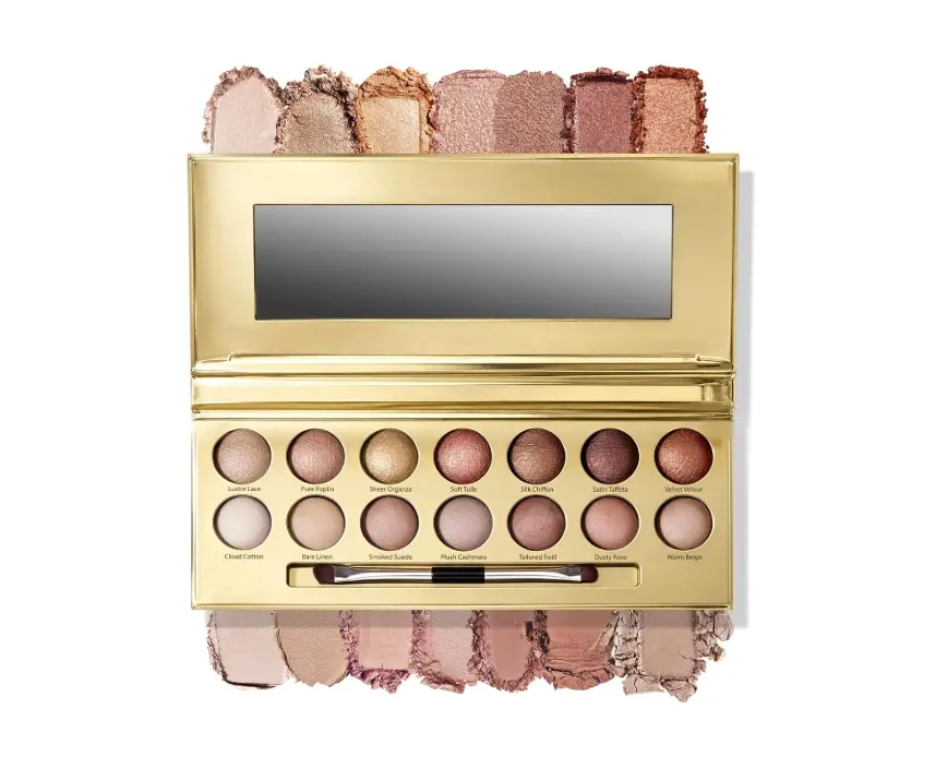 14-Color Baked Eyeshadow Palette, Matte & Shimmer, Sunset Blush 14-Color Baked Eyeshadow Palette, Matte & Shimmer, Sunset Blush