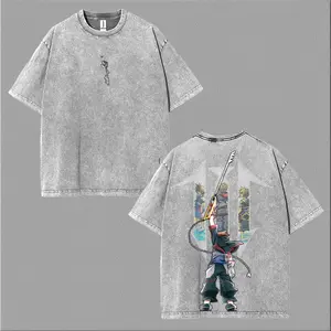 KINGDOM HEARTS SORA 2 sided Washed Tshirt Unisex graphic tee 90s Fabric Fit Clothes Top Cotton, Menswear Top Black Casual Crewneck Shortsleeve Clothes Soft lemon demon shirt sade soulja boy outfit truck gorlock destroyer