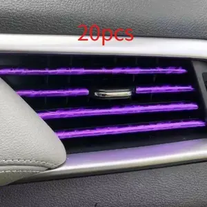 20cm U-shaped Trimmed Decorative Strips - Suitable for Car Air Conditioner Ventilation - Decorative Door Edge Protector - for Car Styling - Suitable for All Models