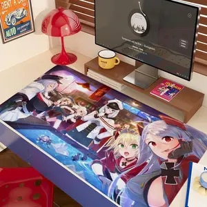 anime azur lane Mouse Pad 90x40CM non-slip Gaming Mousepad Gamer E-Sports Mouse Mat Game Mechanical Keyboard XXL Desk Mat
