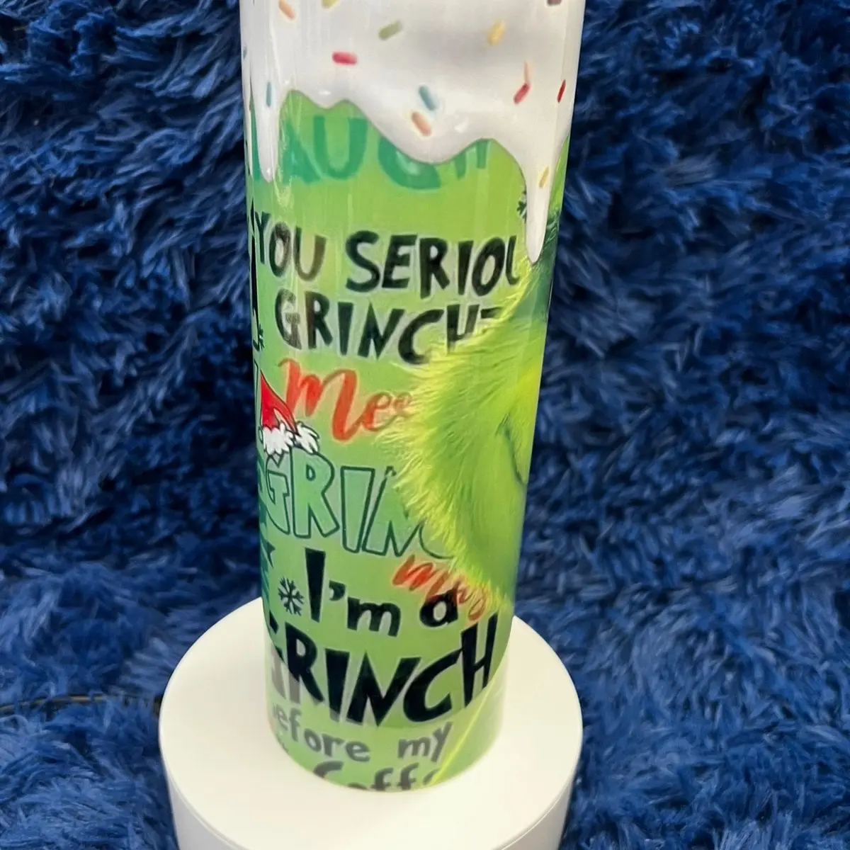 Grinchy 20oz tumbler