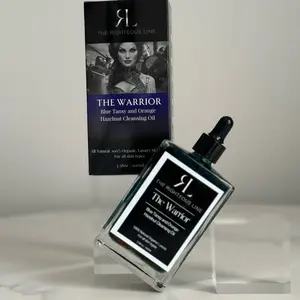 All natural/organic “The Warrior”hazelnut cleansing oil blue tansy and orange