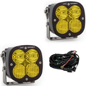 Baja Designs XL Sport LED Auxiliary Light Pod Pair - Driving Combo - Amber