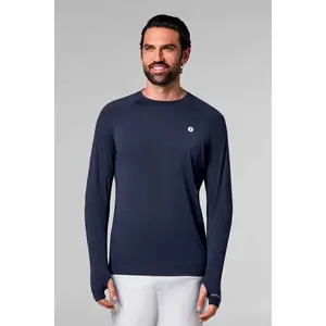 Men's Agility Long Sleeve Performance T-shirt | Navy