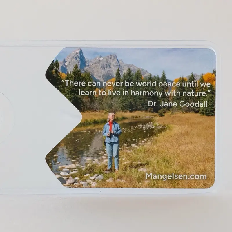National Park Pass Sleeves by Thomas D Mangelsen- Jane Goodall Limited edition.