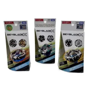 X BX-36 BX-27 BX-16 Blind Box Spinning Top Set, featuring 3 different blind box-style right-spinning battle spinning tops. Exciting games and toys suitable for boys and girls aged 6 and up, perfect for collectors and adventurers.