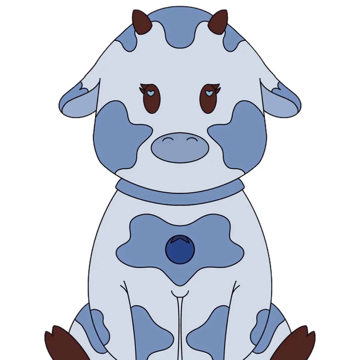 Udderly Stationery Cow Sticker - Cute Design for Home Decor, Perfect for Laptops & Notebooks Decorative