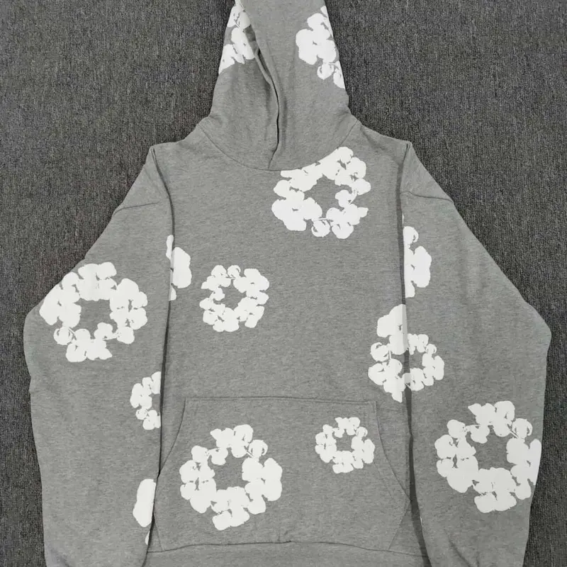 (AUTHENTIC) DENIM TEAR COTTON HOODIE