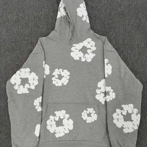 (AUTHENTIC) DENIM TEAR COTTON HOODIE