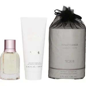 Tumi Renaissance Set-Extrait De Parfum Spray 2 Oz & Body Milk 6.8 Oz (Experience Collection) For Women