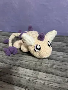 Handmade Crochet Dragon Plushie