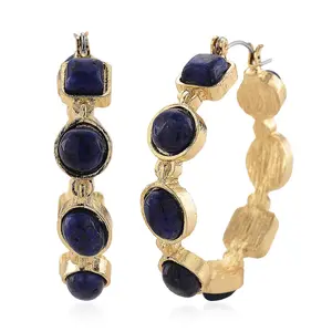 Hoop Earrings in Goldtone Women Christmas Gifts