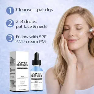 GHK-Cu Copper Peptide Serumfor Firming: Advanced 30mlAnti-Aging Facial Treatment forRevitalized & Conditioned Skin