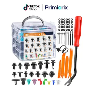 725&100PCS car clips,Push-On Retainer Clips and Snap Fasteners, Bumper Clips, Plastic Rivets, Racks and Pinions, 10 Cable Ties, and A Fastener Remover for Toyota, GM, Ford, Honda, Acura, and Chrysler. Automotive Vehicle Replacement