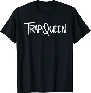 Trap Queen - Trappin Hard Hustle Street Culture Trap Queen T-Shirt - Matthewgol Shop HK9B08KXC1715