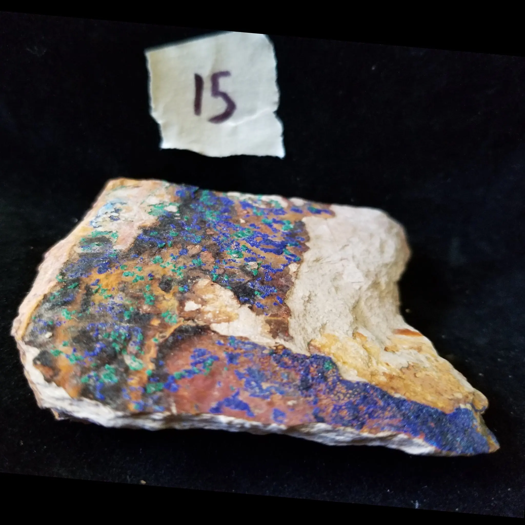 Malachite Azurite Chrysocolla Isolated Host Raw Natural Healing Crystals and Stones (MAC15)
