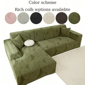 Comfortable Durable Stretch Sofa Cover, All-Season Elastic Sofa Slipcover, Dustproof Non-Slip Full-Coverage Sofa Protector for Single to Five-Seater Sofas, Washable Sofa Slipcover