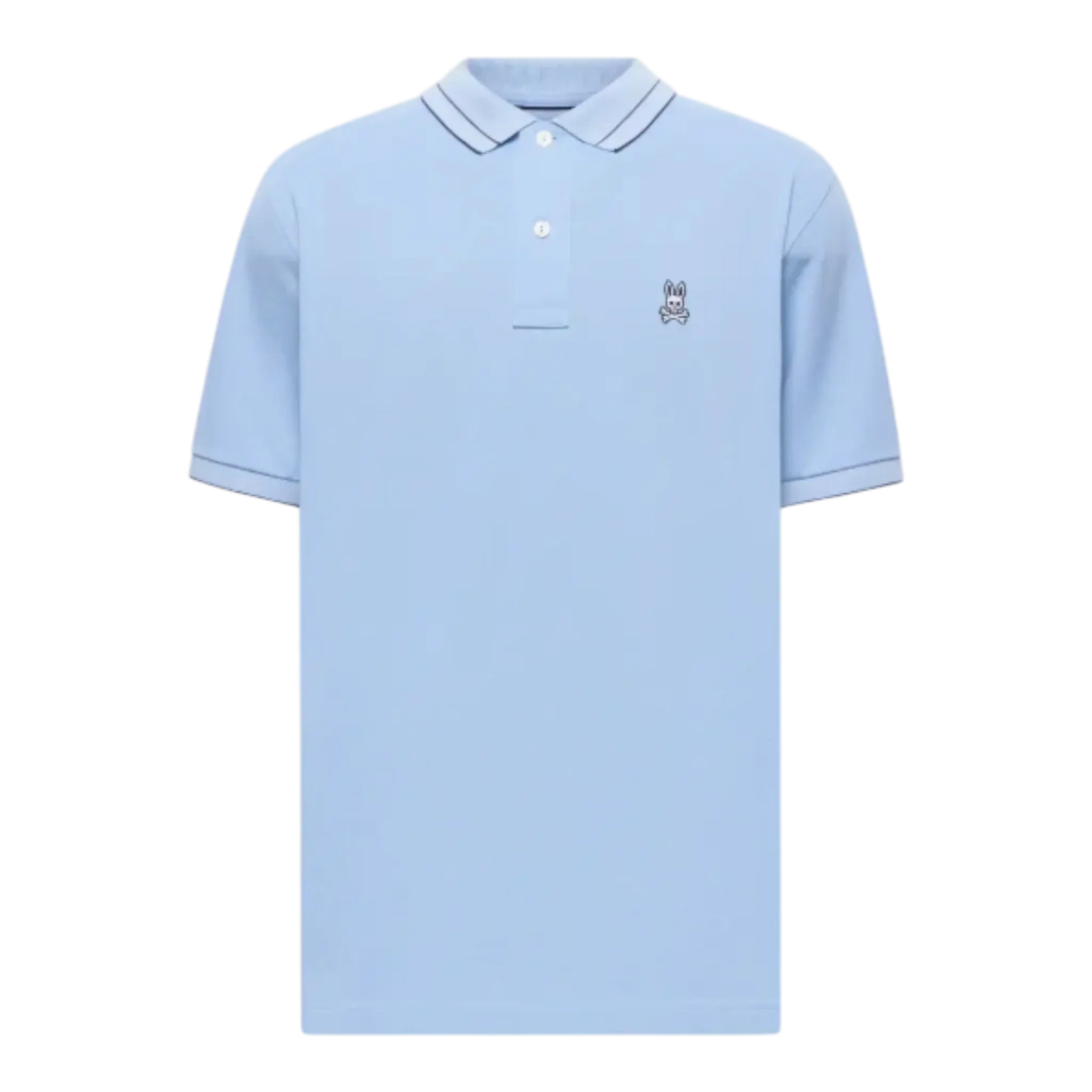 Psycho Bunny Rex Performance Pique Polo in Serenity Blue | Men's