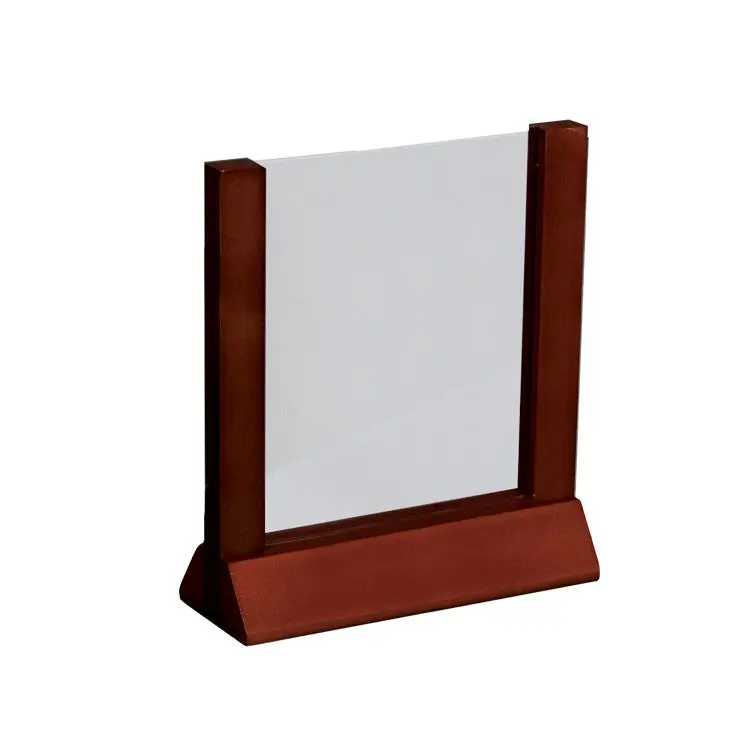 Wood Countertop Sign Holder - 5w x 7h #DW101 Min 1