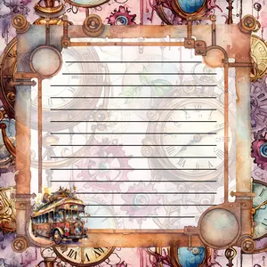 STEAMPUNK NOTEPAD