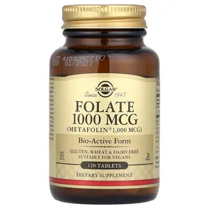 Solgar Folate, 1,000 mcg, 120 Tablets
