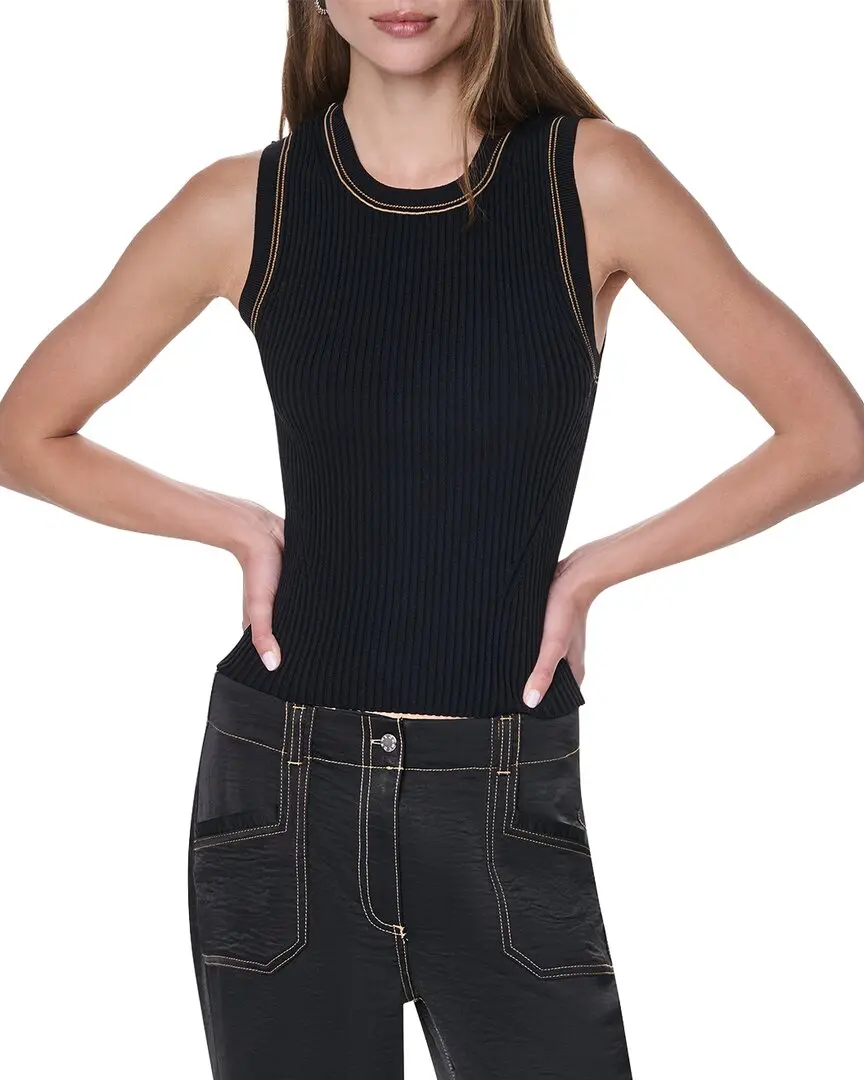 DKNY Contrast Stitch Sweater