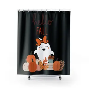 HELLO FALL CUSTOMIZED Shower Curtains