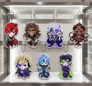 TWISTED WONDERLAND Overblot Riddle Leona Azul Jamil Vil Idia Malleus - Acrylic Keychain