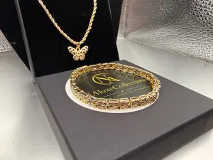 Nuggets necklace and bracelet set