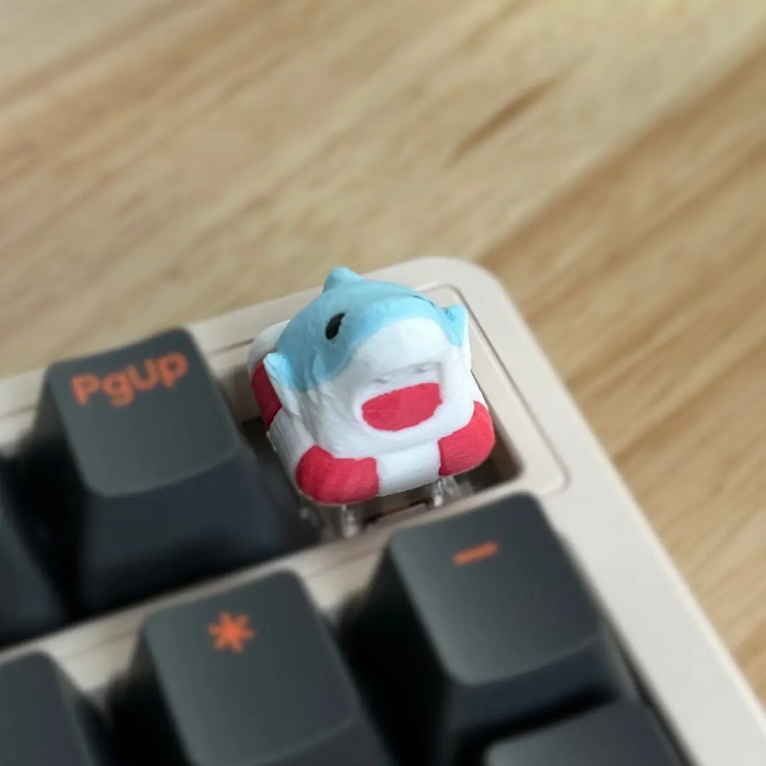 3D Printed Fully Colored Animal Keycaps - Colorful Caps for Fidget Keys, Compatible with Cherry MX Switches, Includes Plus Mounting Tool