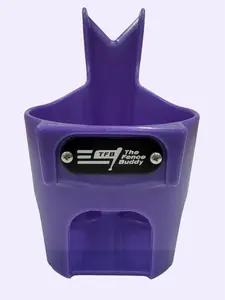 Fence Buddy in Purple - Hanging Bottle Holder for Baseball Dugout - Durable Plastic Organizer for Gatorade Stanley Yeti Cups - Made in USA