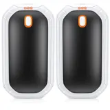 Fulog 2 Pack Magnetic Hand Warmers, 12H Long-Lasting Rechargeable Warmth, Double-Sided Heating,Pocket-Sized Electric Hand Warmers for Winter Outdoors, Camping, Hunting, Perfect Gift Christmas,Thanksgiving Day