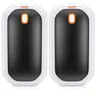 Fulog 2 Pack Magnetic Hand Warmers, 12H Long-Lasting Rechargeable Warmth, Double-Sided Heating,Pocket-Sized Electric Hand Warmers for Winter Outdoors, Camping, Hunting, Perfect Gift Christmas,Thanksgiving Day