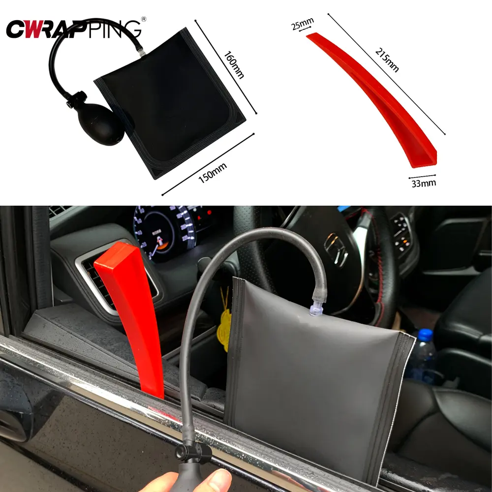 Car Opening Set Universal Car Door Window Open Tool Key Wedge Unlock Repair Tools Auto Air Pump Bag Lock Out Emergency Tool Kit