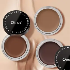 Long Lasting Concealer, 1 Count Waterproof Concealer, Moisturizing Concealer, Full Coverage Flawless Makeup Cream, Makeup Product for Women & Girls, Cosmetic