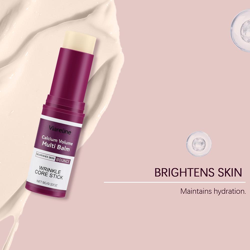 Calcium Volume Multi Balm Stick, Anti-Wrinkle Hydrating Solid Moisturizer for Dry & Sensitive Skin