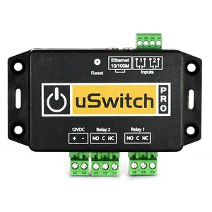 uSwitch Pro - User Customizable Ethernet GPIO Inputs with Control at the Push of any Button