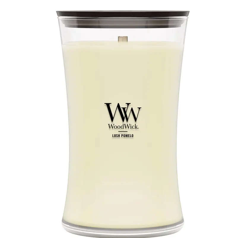 LUSH POMELO WoodWick 22oz Large Jar Candle Burns 180 Hours