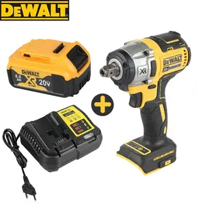 DEWALT DW880 Lithium Brushless Impact Wrench 20V Detachable Tire High Torque High Speed Powerful Disassembly Tool m18 fuel Cordless Drill Set with Work Light