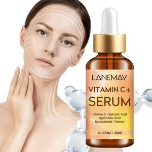 30ml Vitamin C+ Serum with 5 Active Ingredients (Retinol, Hyaluronic Acid, Niacinamide) | Hydrates, Refines & Boosts Skin Elasticity | For All Skin Types