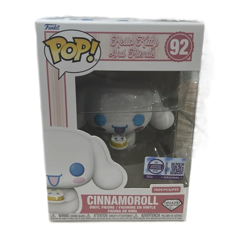 Funko Pop Vinyl Collectible Figure - Cinnamoroll Diamond Edition (Limited Edition 7500 Pieces, TV/Movie Character Figurine for Cinnamoroll Fans)