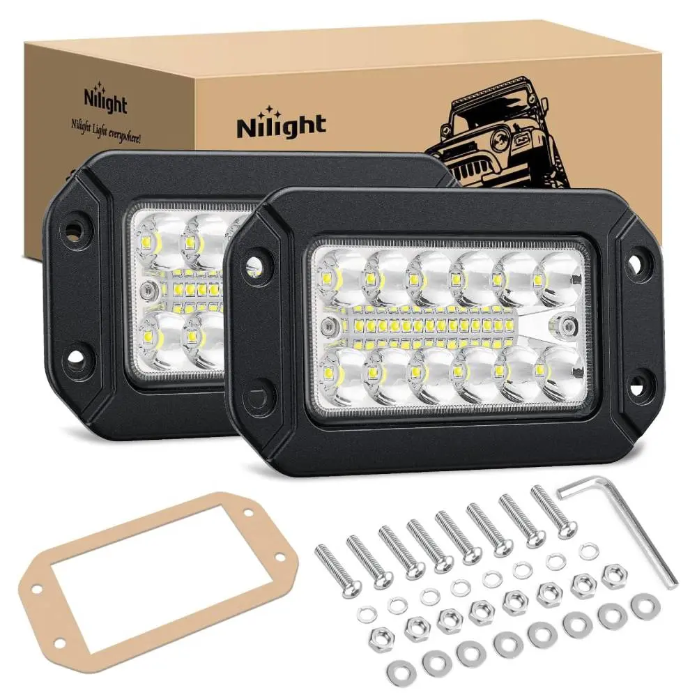 2PCS 6 Inch 39W 26LEDs LED Pods