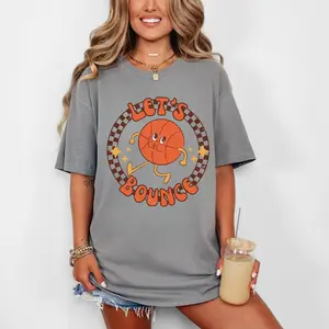 Funny Basketball Mom Shirt Comfort Colors Retro Basketball Gift Basketball Coach Gift PE Teacher TShirt Vintage Basketball Tip Off Game Day