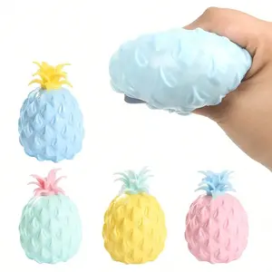 1pc Pineapple Squeeze Toys,Party Favors For Kids,Pineapple Stress Relief Toys,Pineapple Stress Ball,Holiday Gifts,Birthday Gift Recommendations,Goodie Bag Stuffers,Classroom Reward -Assorted Varieties