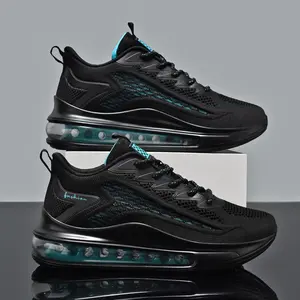 Mens Air Cushion Running Shoes Lightweight Breathable for Treadmill Wear,Cushion Casual Mesh Walking Fashion Sneakers for Daily Wear,Tennis Breathable Sport Gym Fitness Cross Trainers